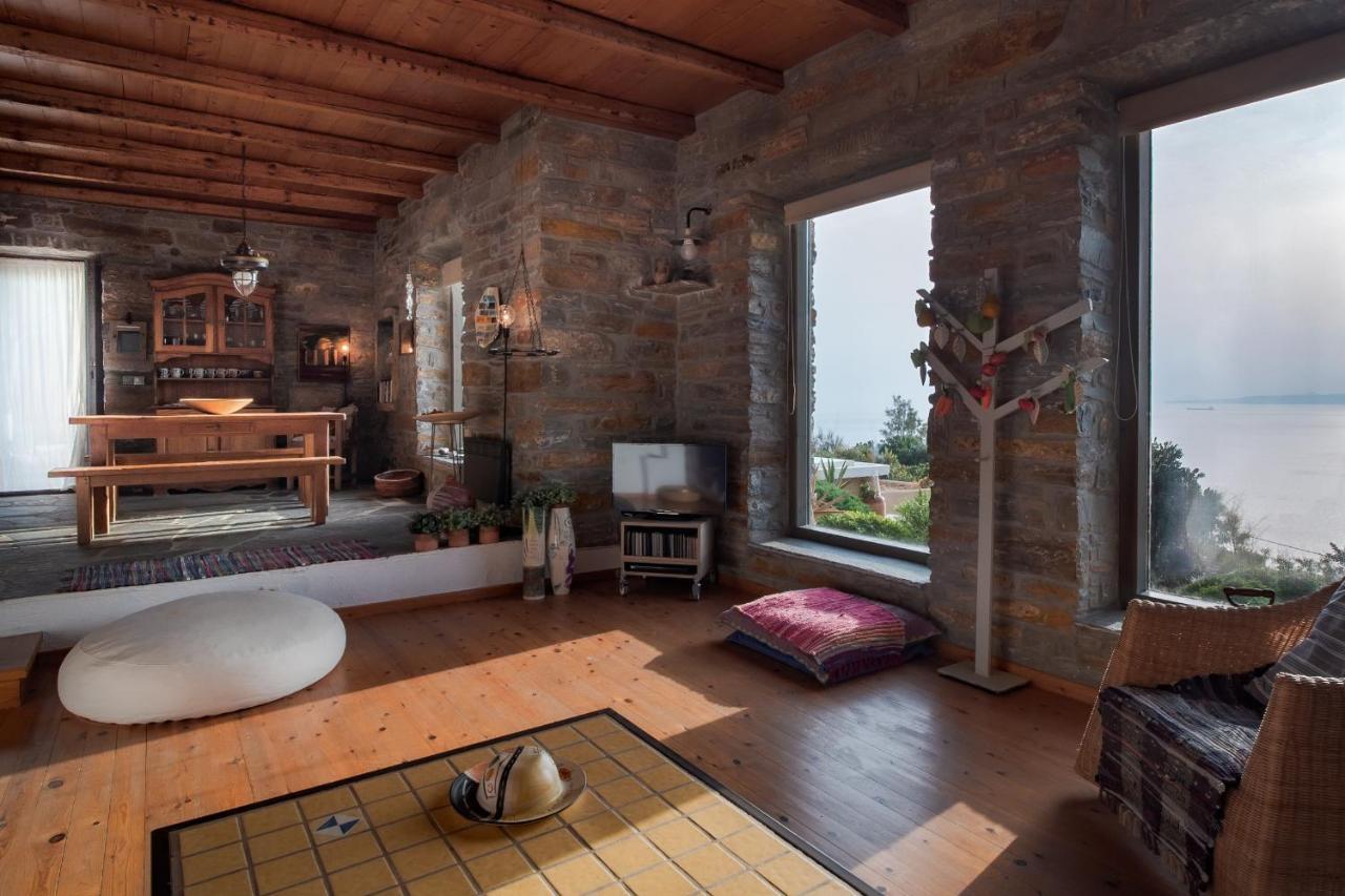 Villa Kea Boho Luxury With Pool & Stunning Views Melissaki Exterior foto
